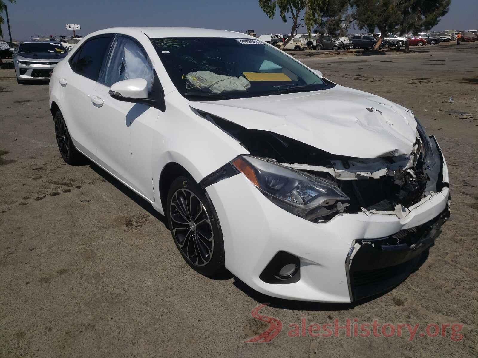 5YFBURHE4GP457637 2016 TOYOTA COROLLA