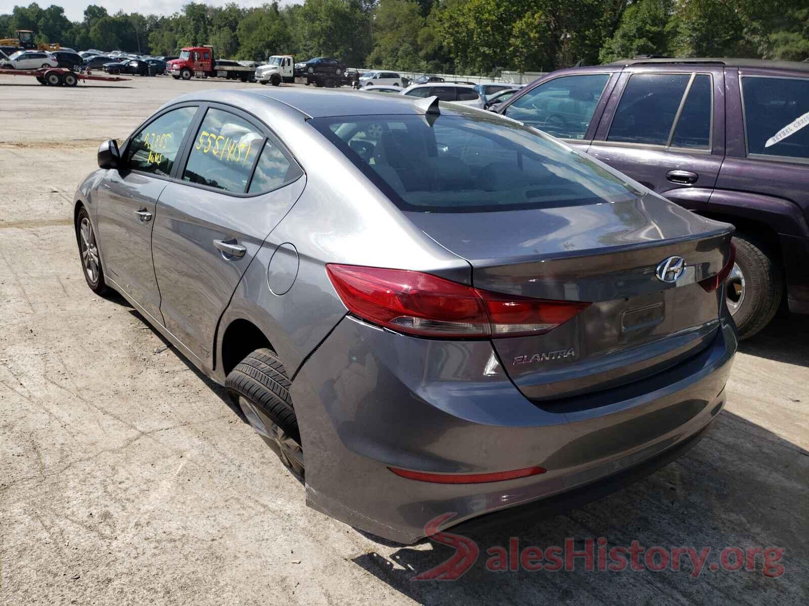 5NPD84LF2JH261197 2018 HYUNDAI ELANTRA