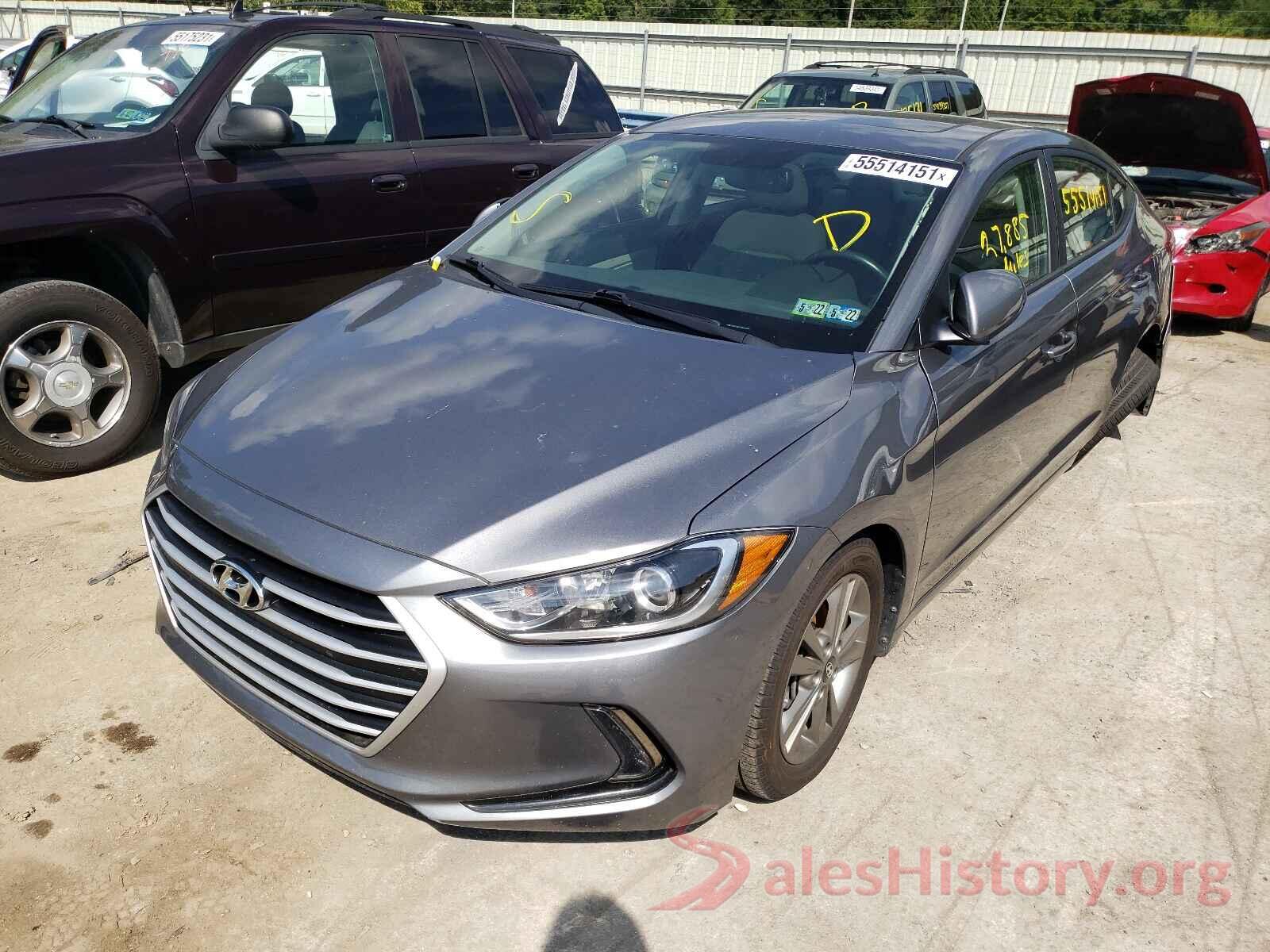 5NPD84LF2JH261197 2018 HYUNDAI ELANTRA