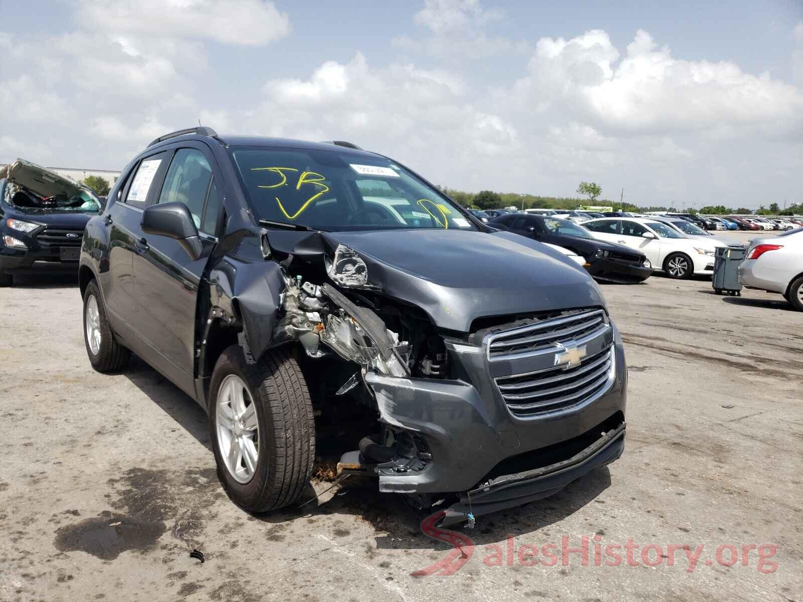 3GNCJLSB0GL180921 2016 CHEVROLET TRAX