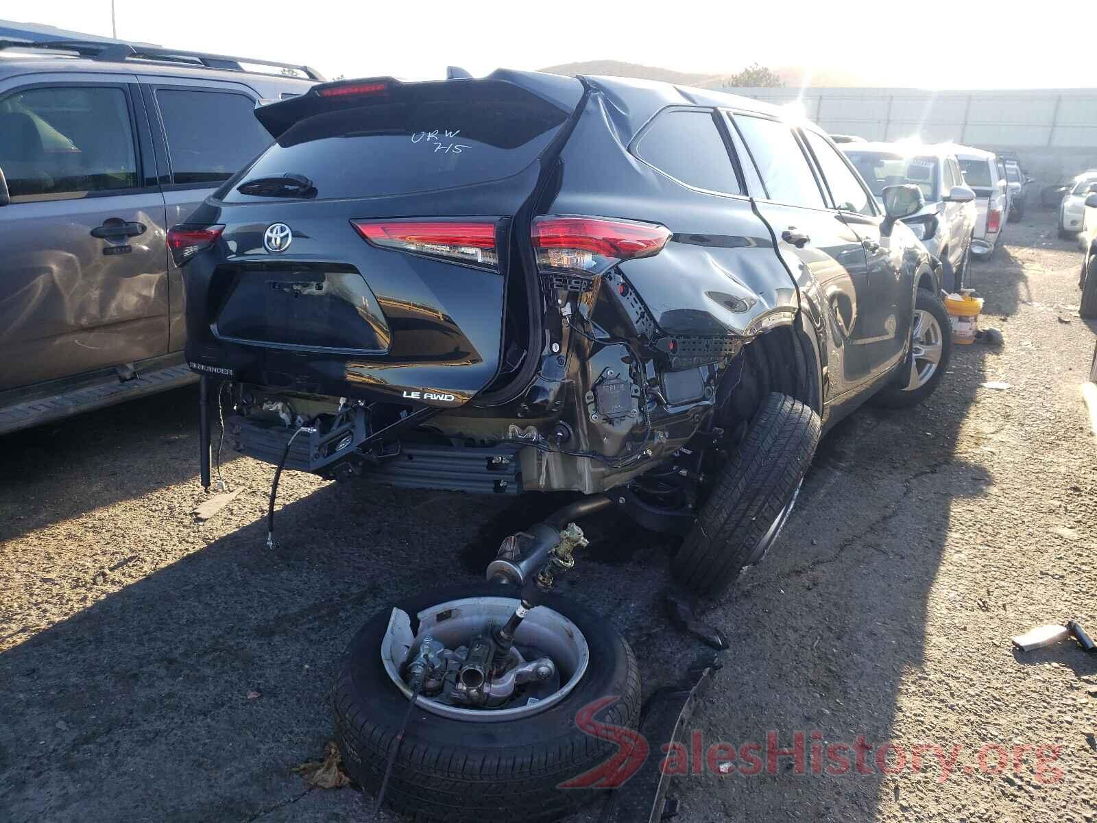 5TDBZRBH5MS116884 2021 TOYOTA HIGHLANDER