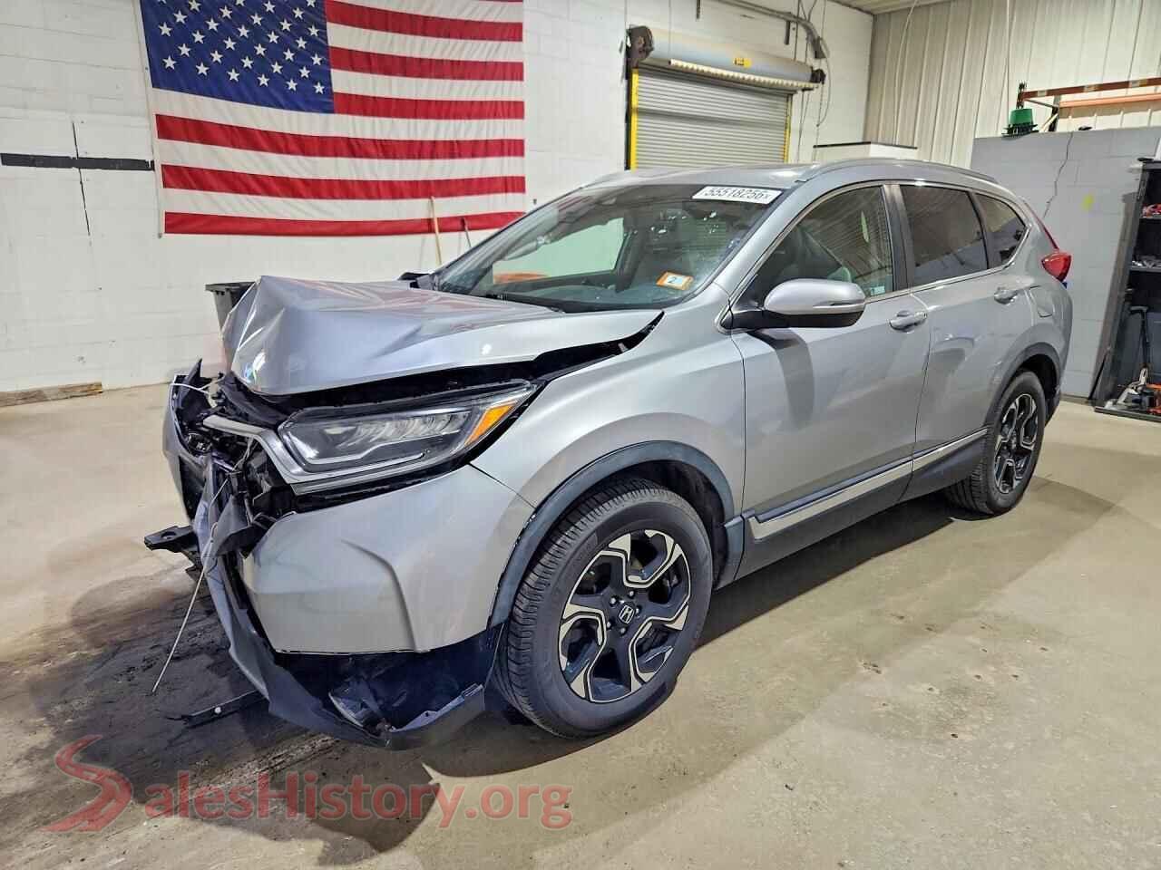 2018 HONDA CRV VIN 7FARW2H90JE099656, auction photo