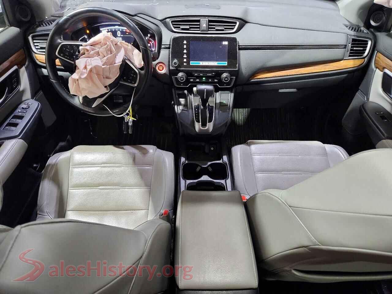 2018 HONDA CRV VIN 7FARW2H90JE099656, interior dashboard