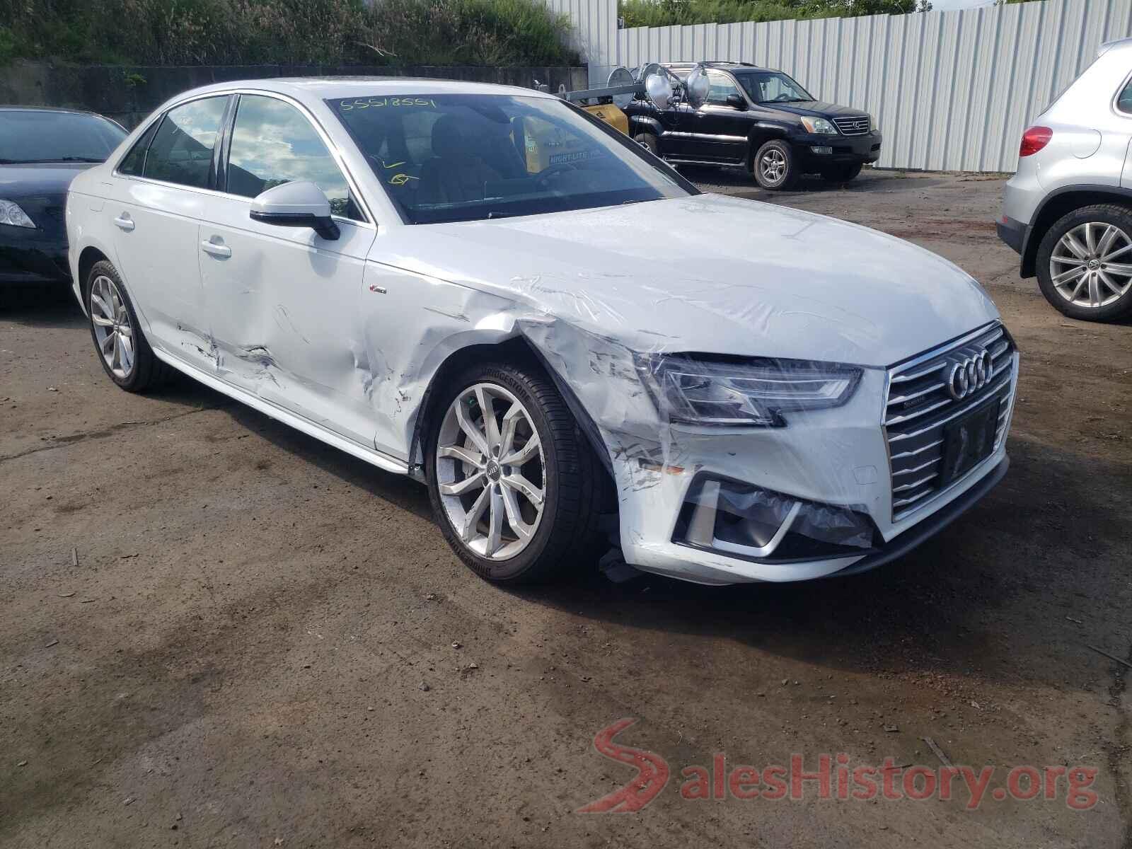 WAUENAF47KN012172 2019 AUDI A4