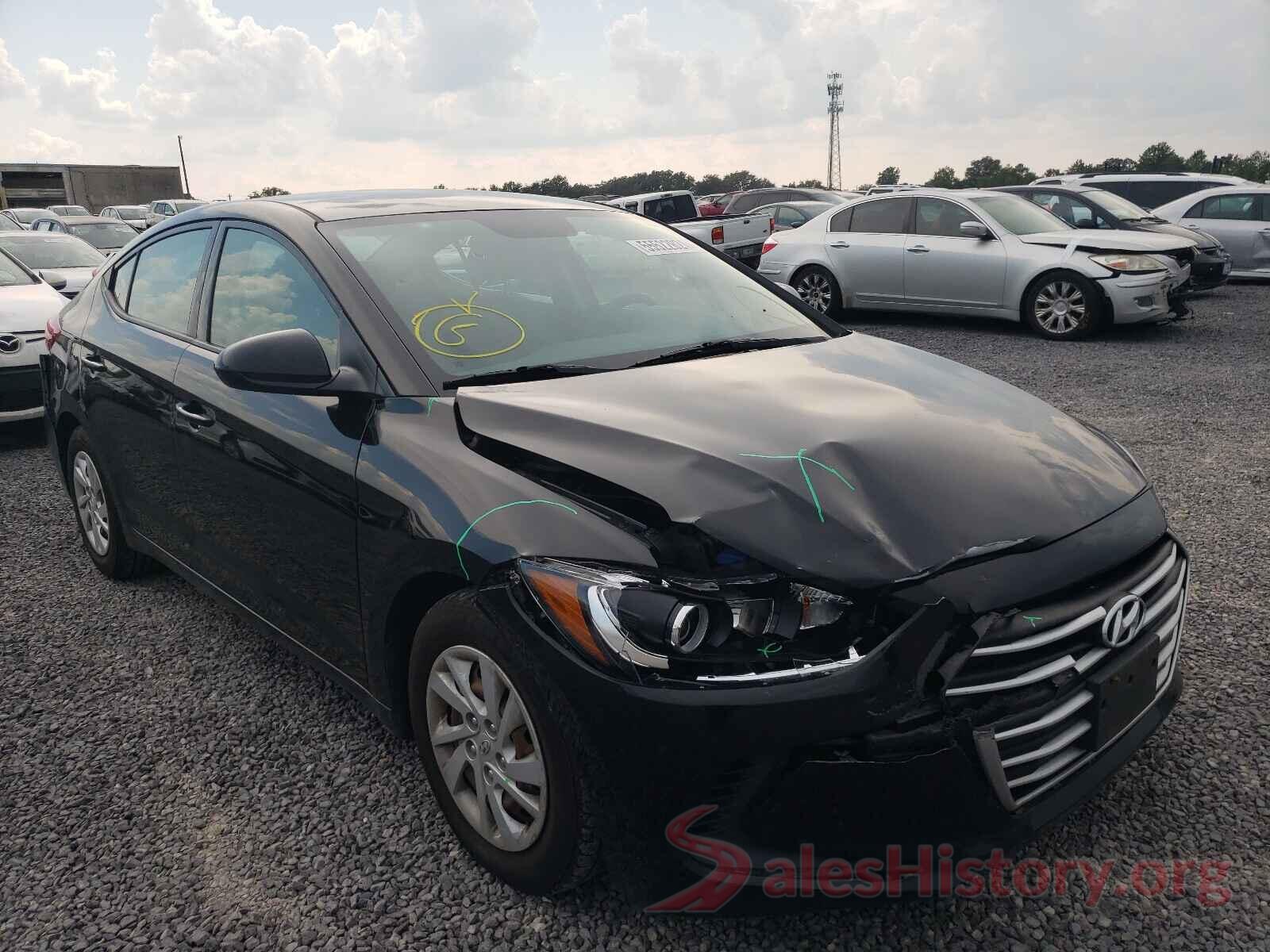 5NPD74LF6HH187215 2017 HYUNDAI ELANTRA