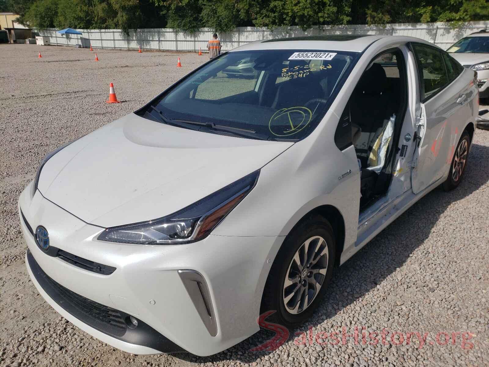 JTDKAMFU0N3155984 2022 TOYOTA PRIUS