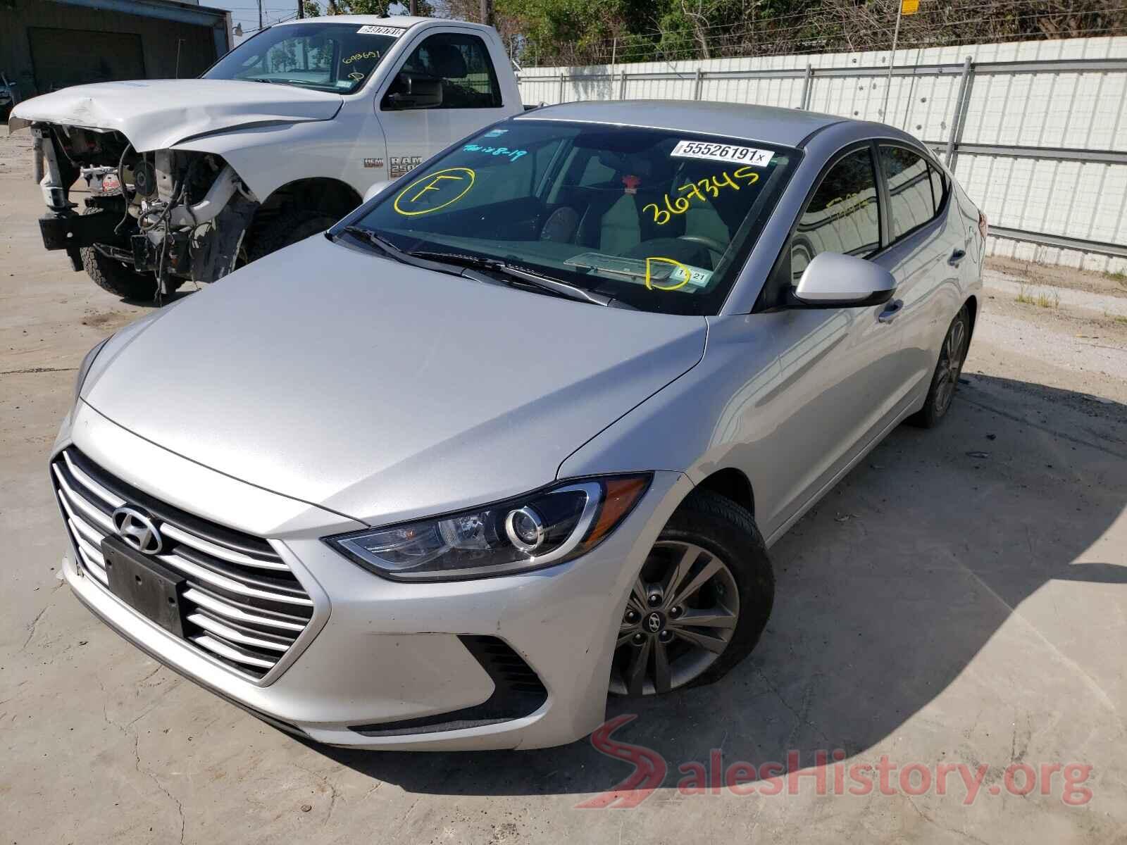 5NPD84LF6JH367345 2018 HYUNDAI ELANTRA