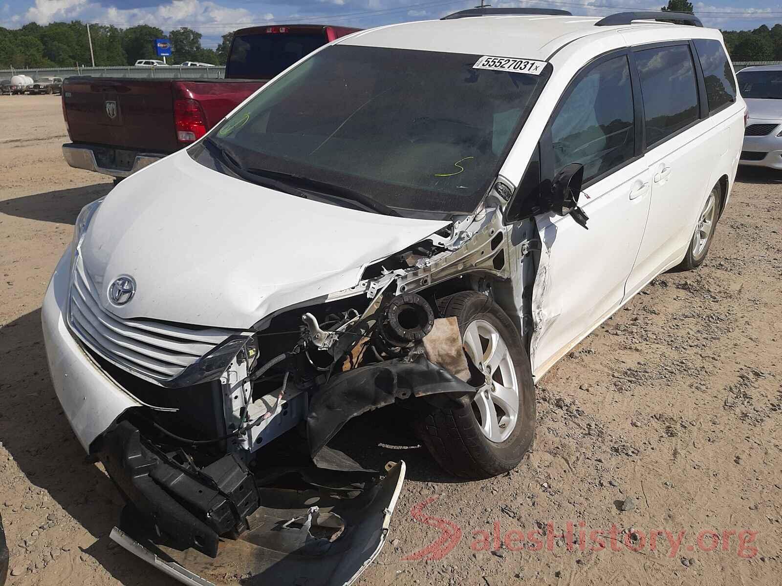 5TDKK3DC4GS738318 2016 TOYOTA SIENNA