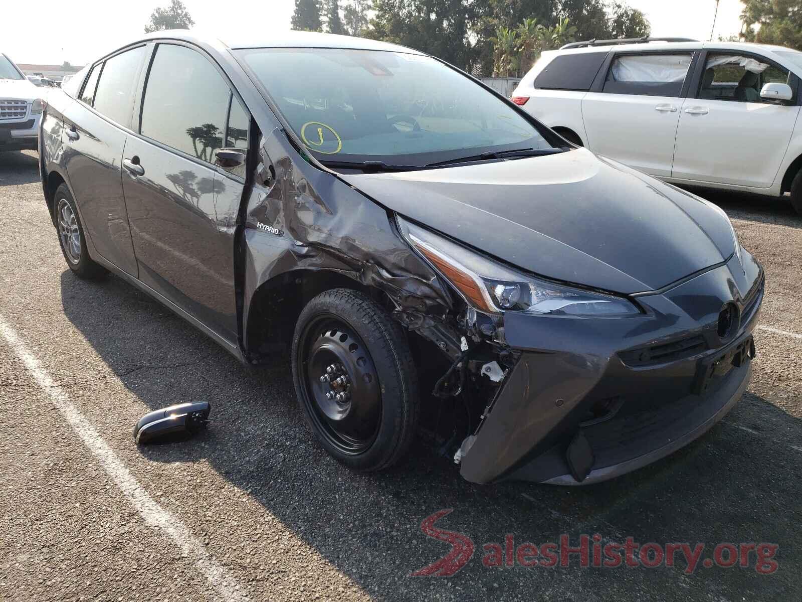 JTDKARFU4K3087388 2019 TOYOTA PRIUS