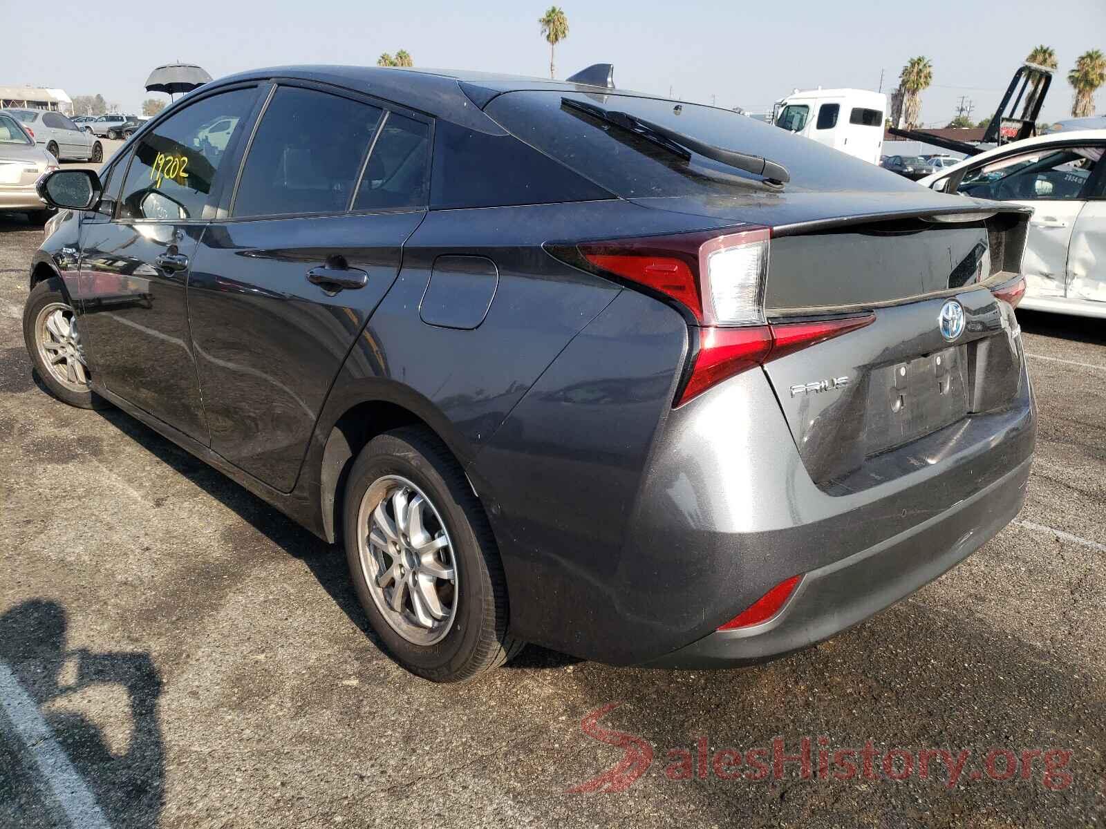 JTDKARFU4K3087388 2019 TOYOTA PRIUS