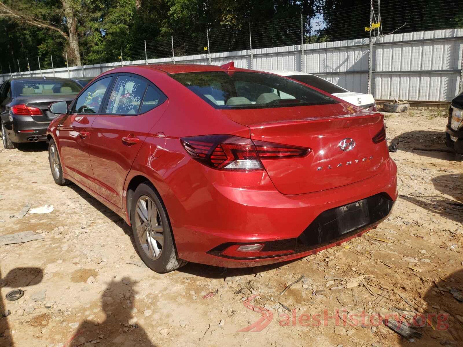 5NPD84LF7KH459016 2019 HYUNDAI ELANTRA