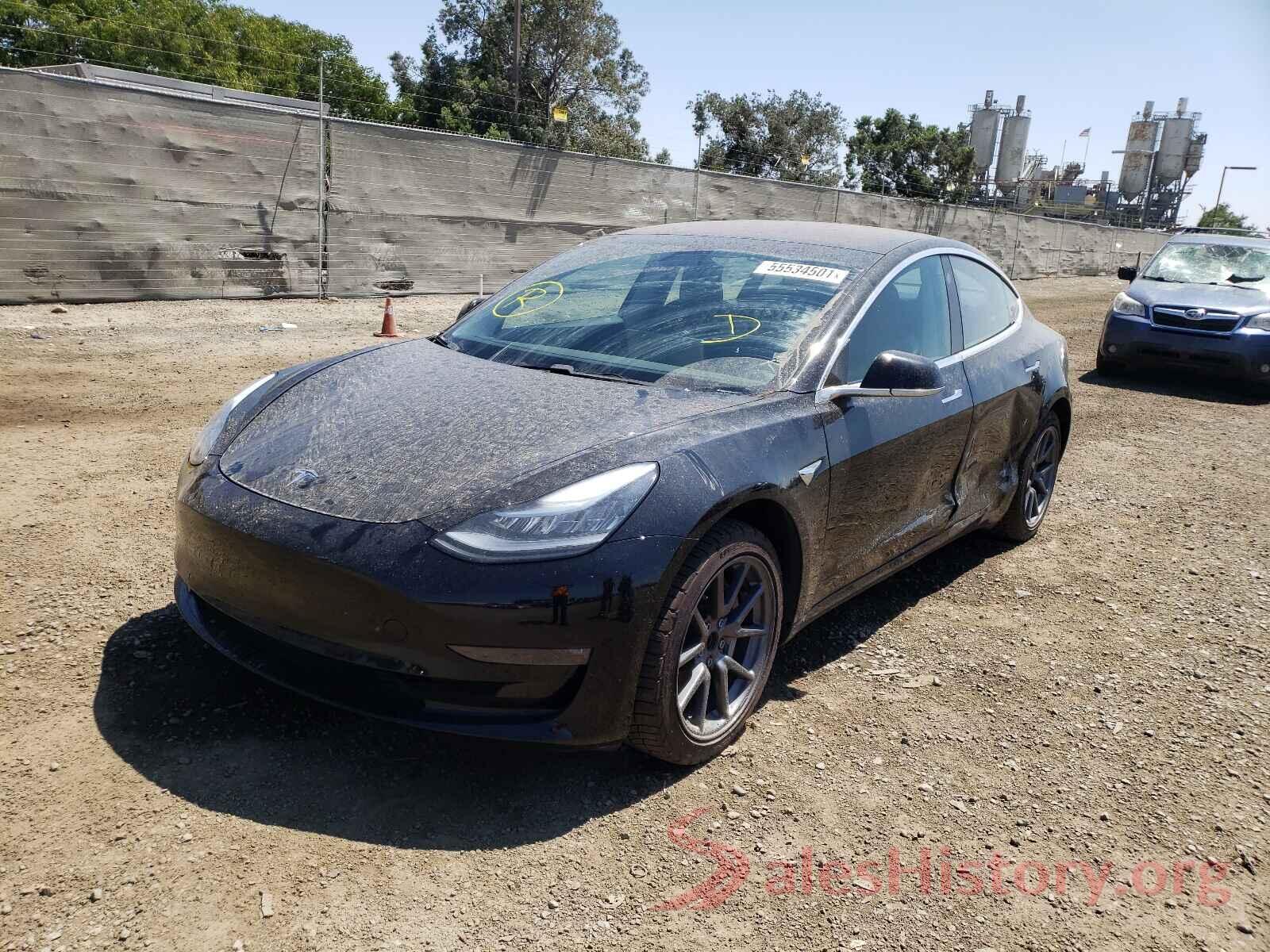 5YJ3E1EA7JF011375 2018 TESLA MODEL 3