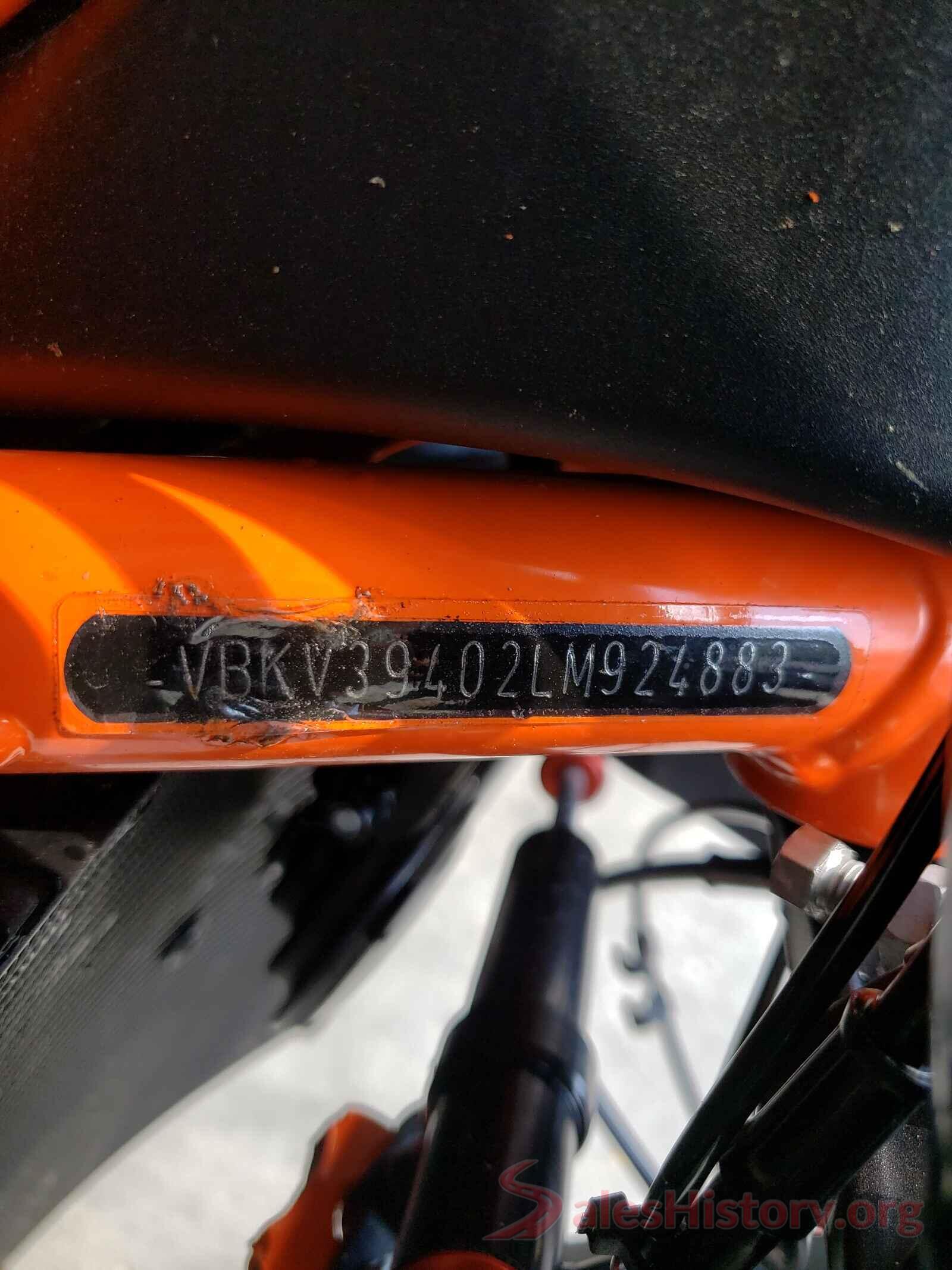 VBKV39402LM924883 2020 KTM MOTORCYCLE