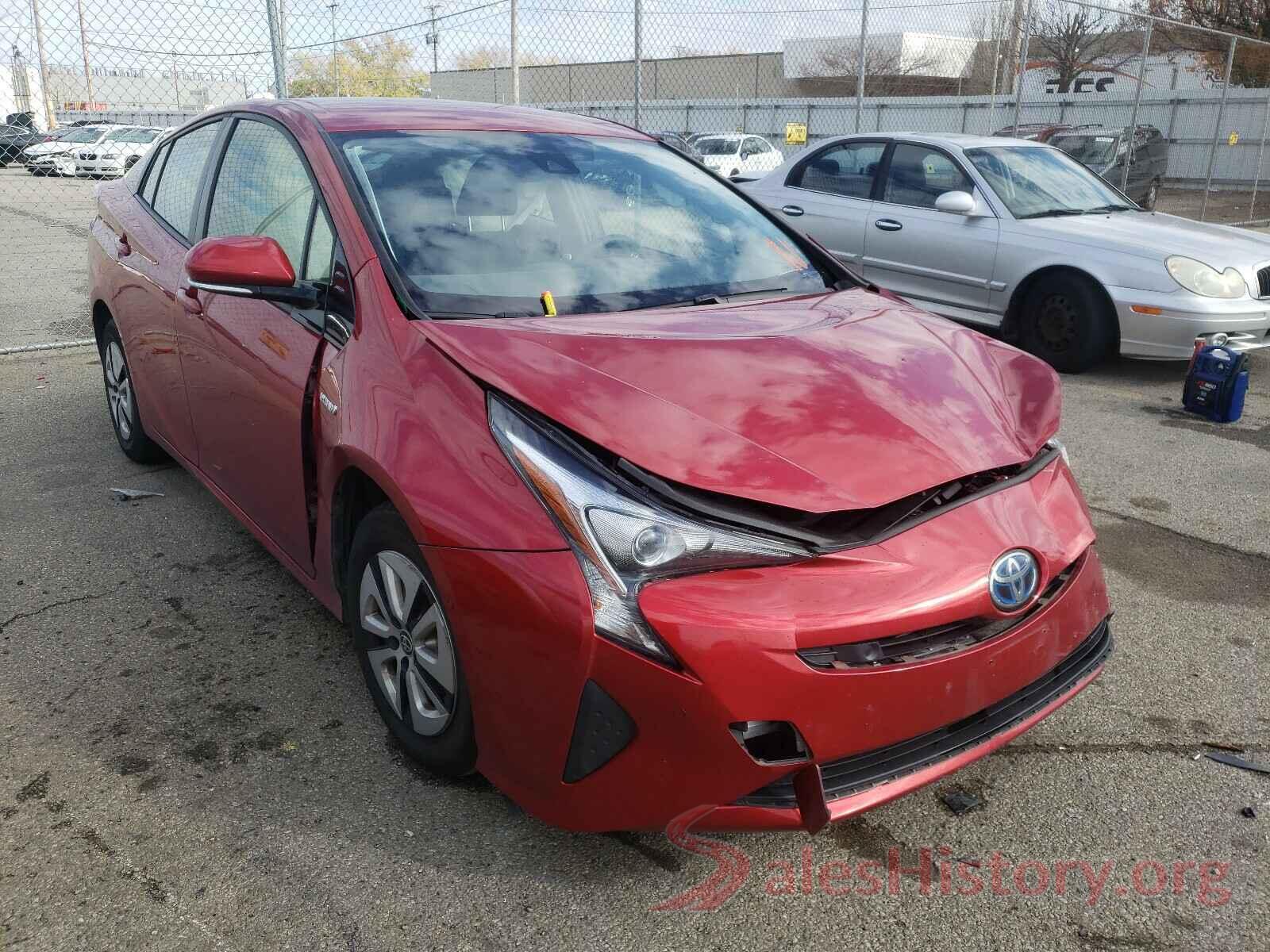 JTDKBRFU3J3588607 2018 TOYOTA PRIUS