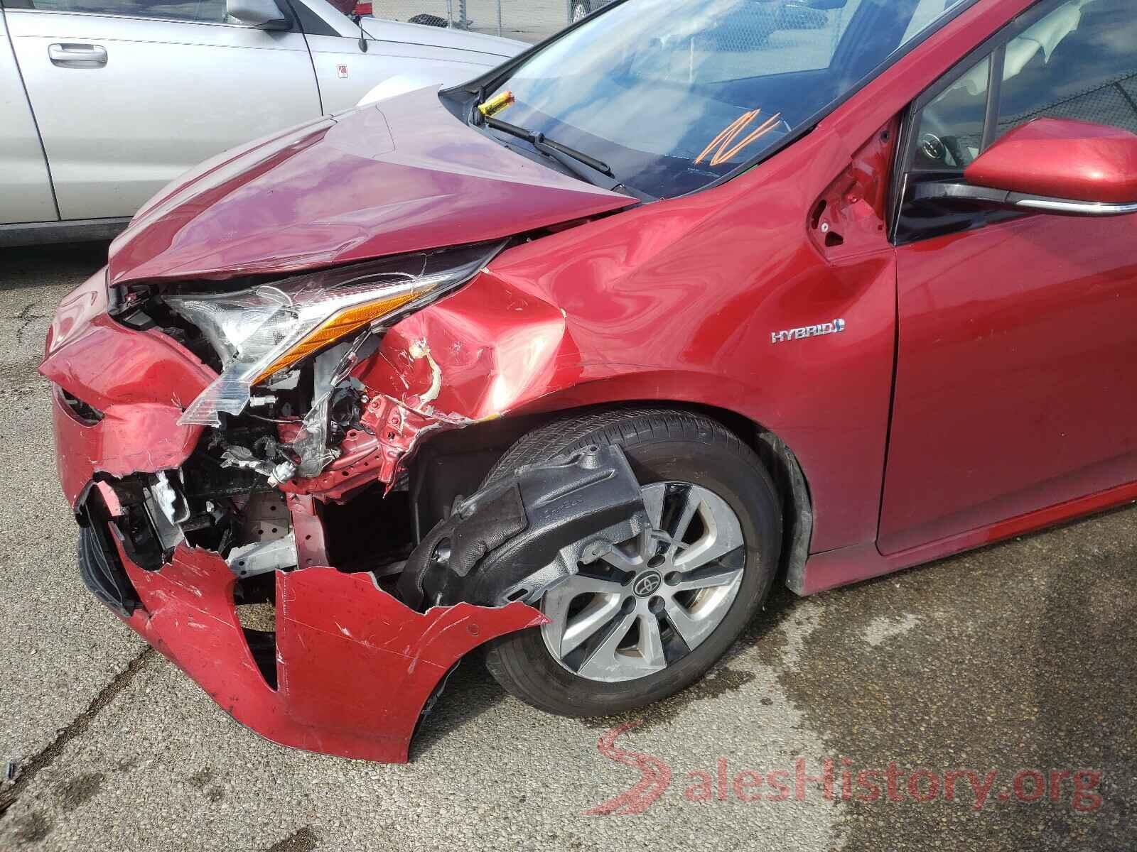 JTDKBRFU3J3588607 2018 TOYOTA PRIUS