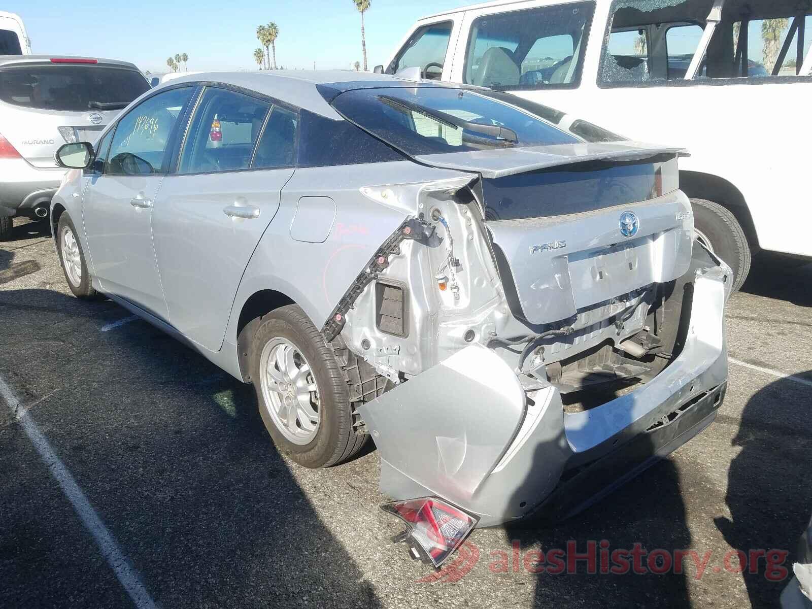 JTDKBRFU8J3074199 2018 TOYOTA PRIUS