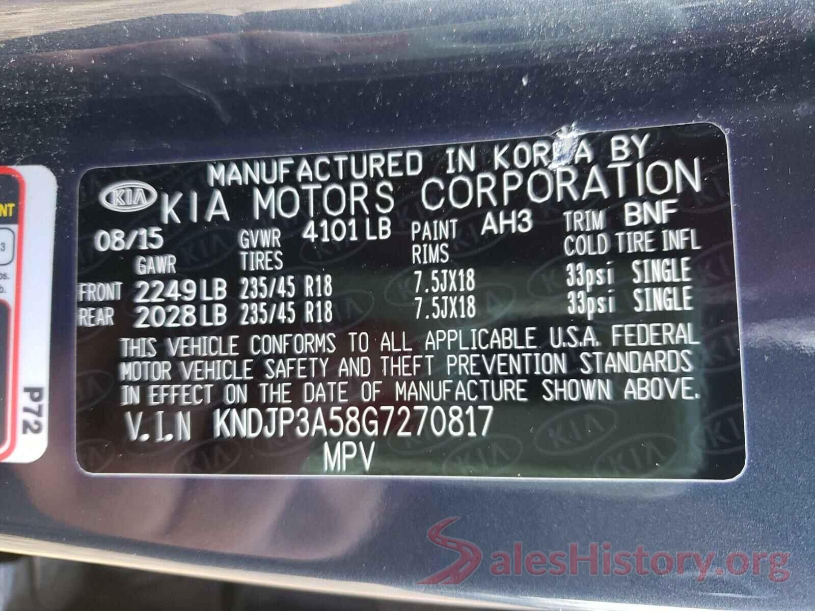 KNDJP3A58G7270817 2016 KIA SOUL