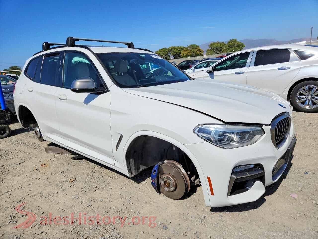 2018 BMW X3 VIN 5UXTS3C5XJ0Y96890, rear 3/4 view