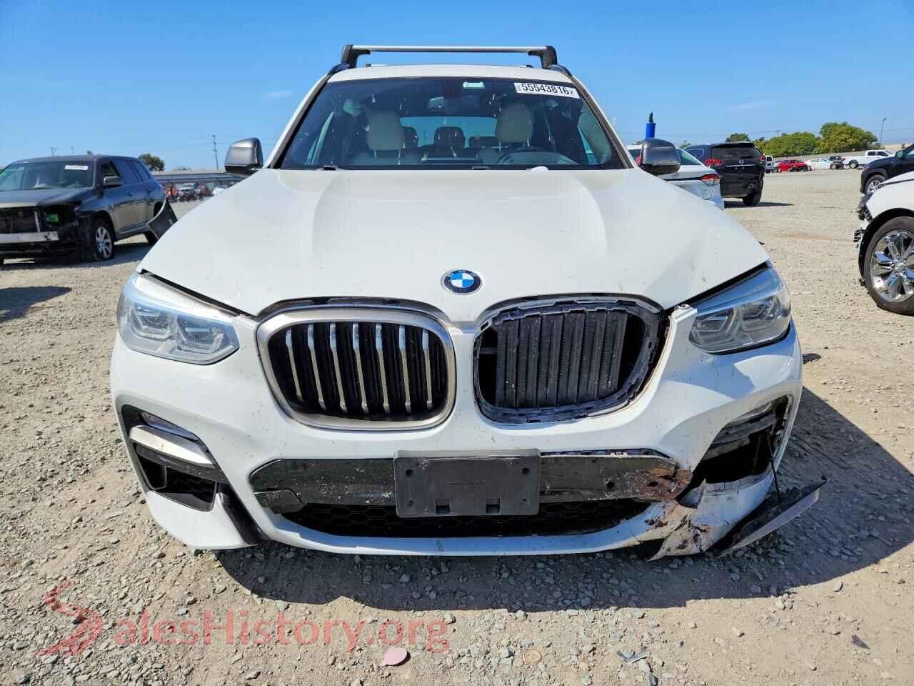 2018 BMW X3 VIN 5UXTS3C5XJ0Y96890, rear view