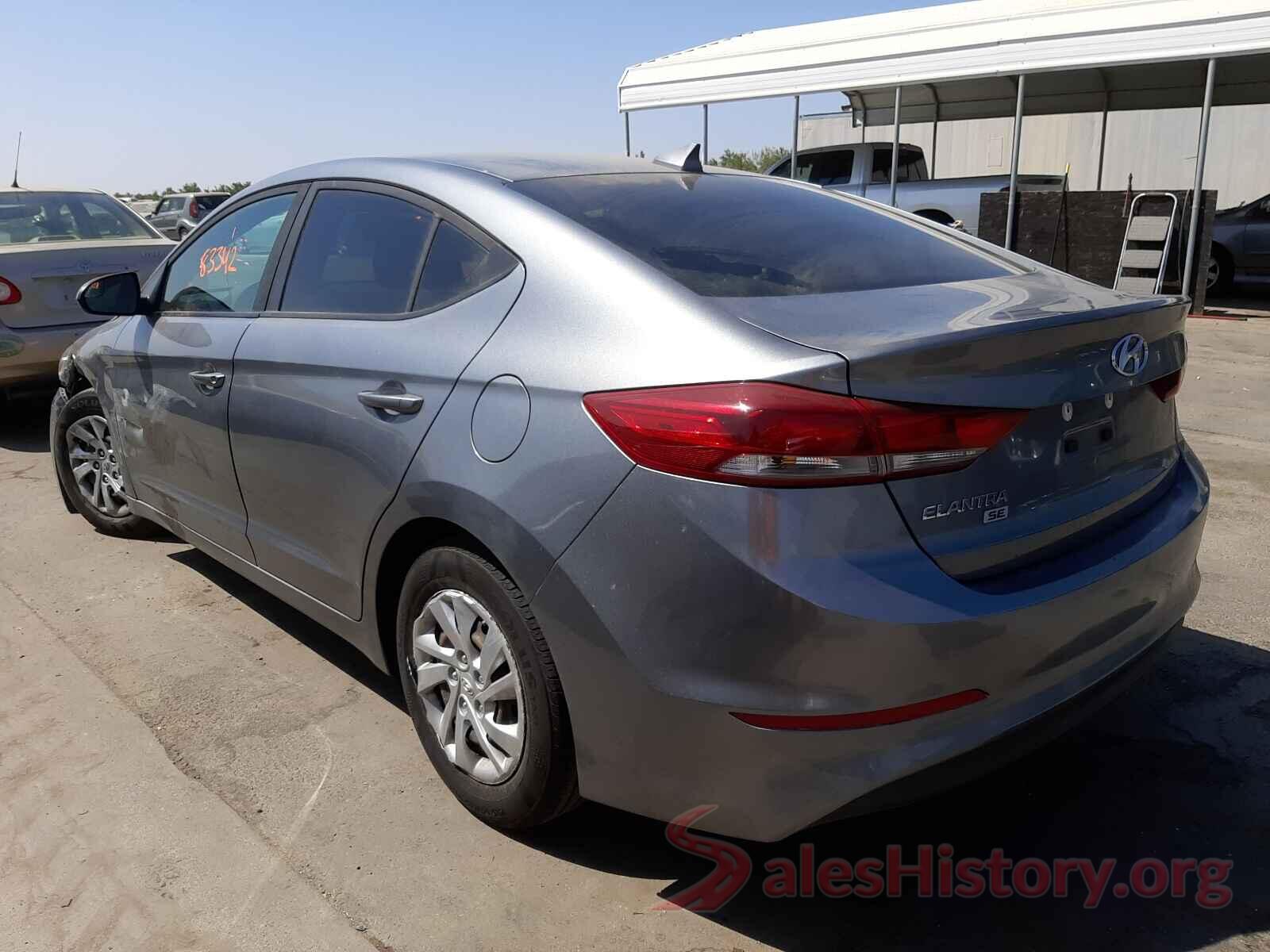 KMHD74LF2HU113145 2017 HYUNDAI ELANTRA