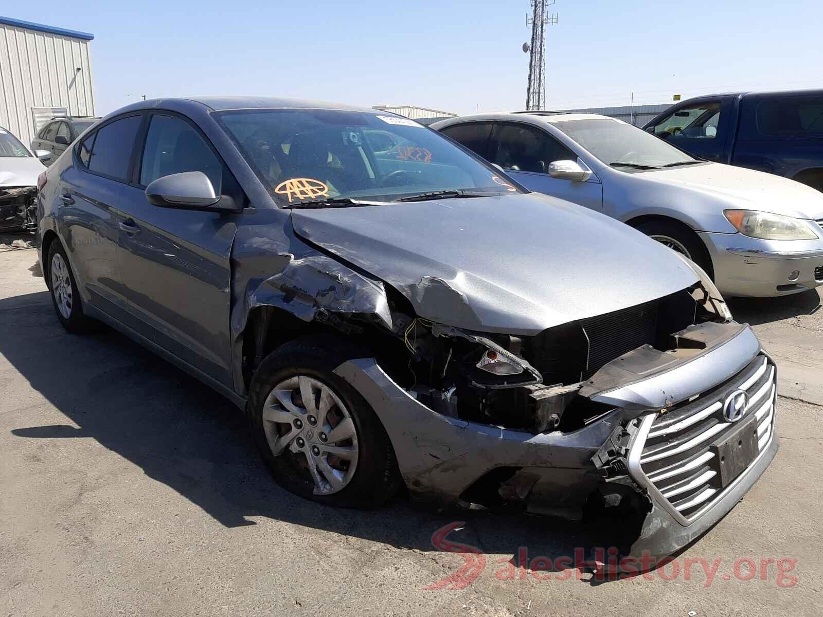 KMHD74LF2HU113145 2017 HYUNDAI ELANTRA