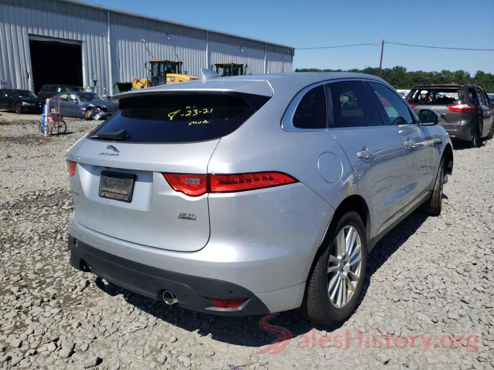 SADCK2GX0KA393053 2019 JAGUAR F-PACE