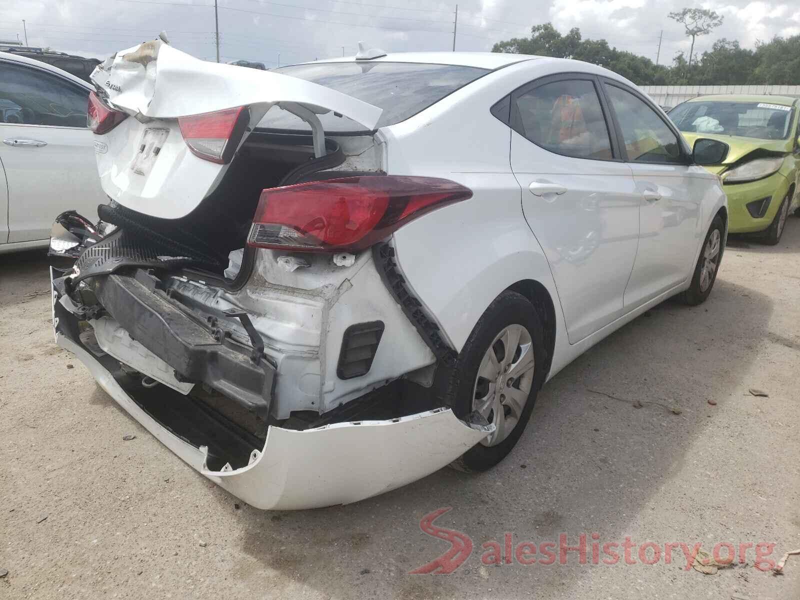 5NPDH4AE0GH672553 2016 HYUNDAI ELANTRA