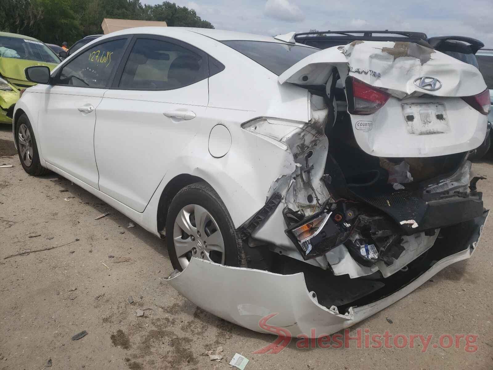 5NPDH4AE0GH672553 2016 HYUNDAI ELANTRA