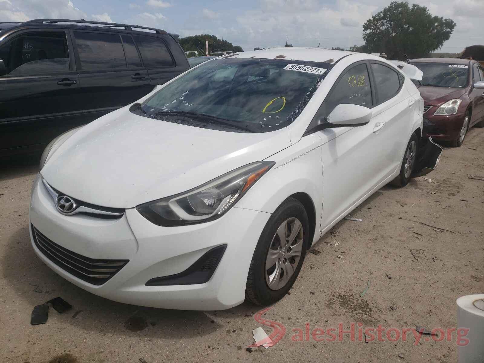 5NPDH4AE0GH672553 2016 HYUNDAI ELANTRA