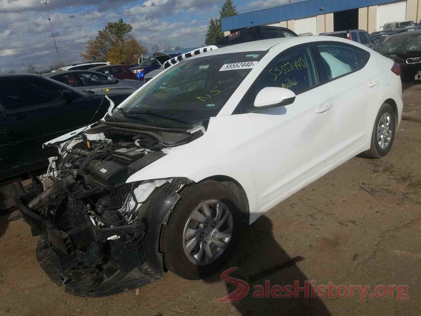 5NPD74LF8JH351053 2018 HYUNDAI ELANTRA