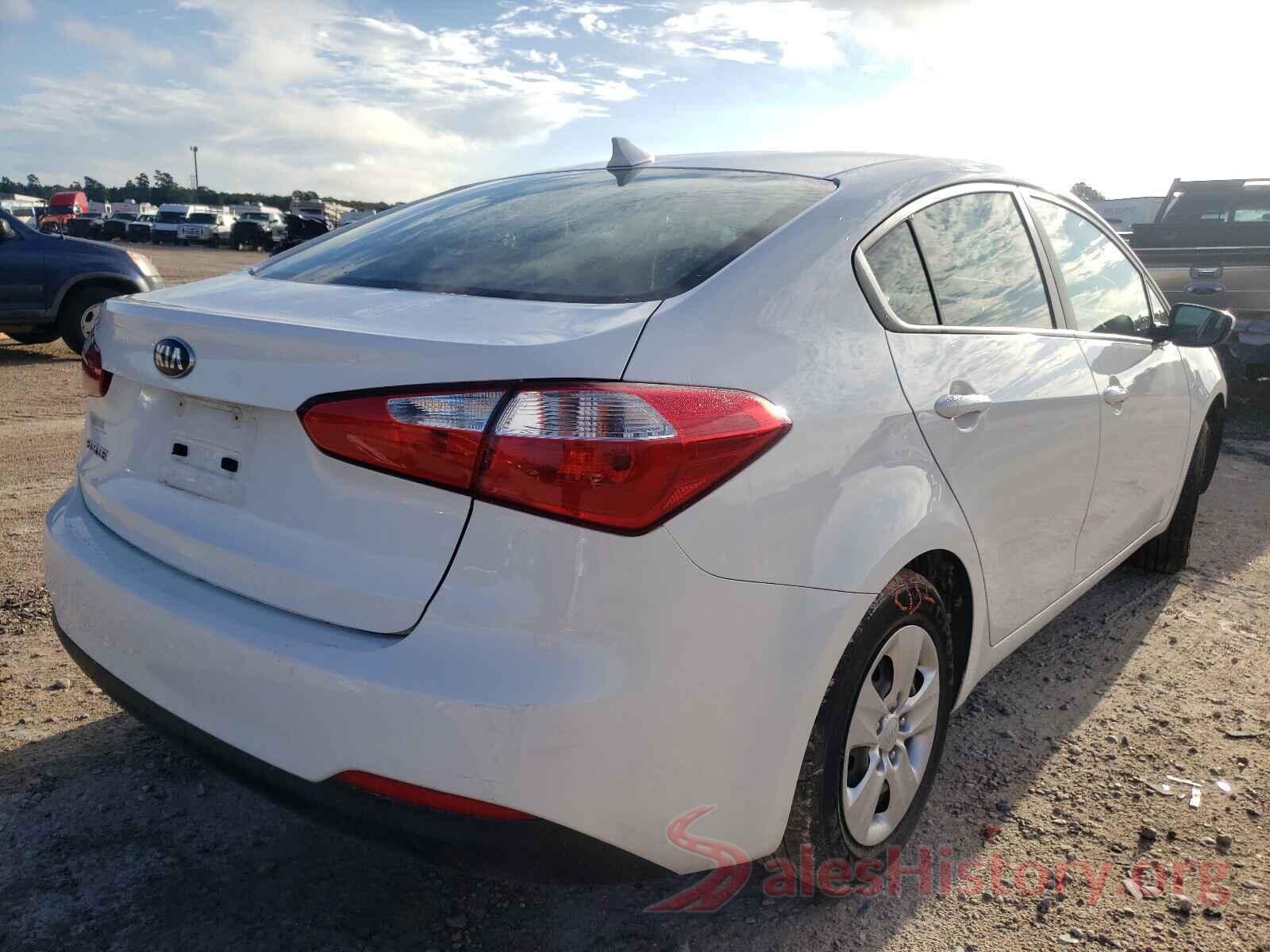 KNAFK4A65G5446766 2016 KIA FORTE