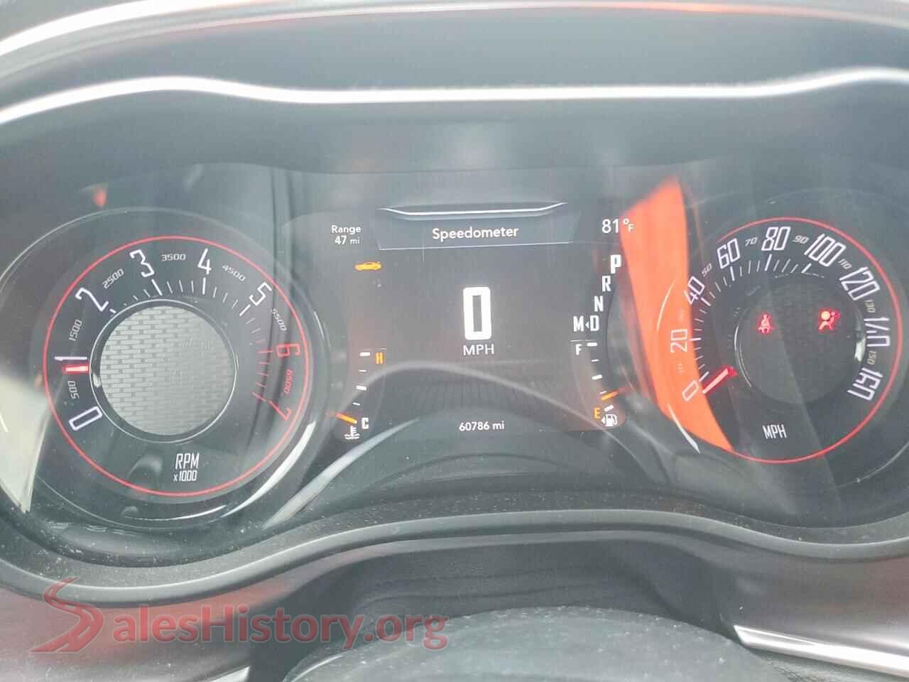 2018 DODGE CHALLENGER VIN 2C3CDZBTXJH288608, interior center console