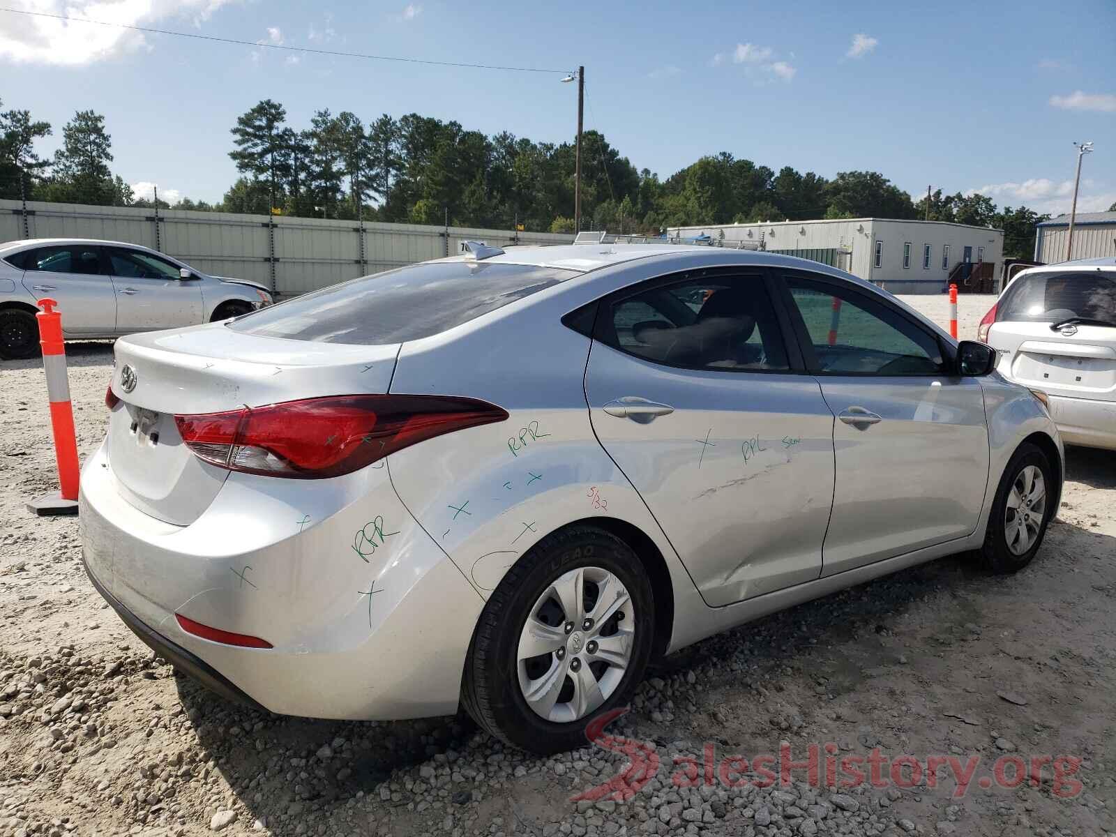 5NPDH4AE2GH782469 2016 HYUNDAI ELANTRA