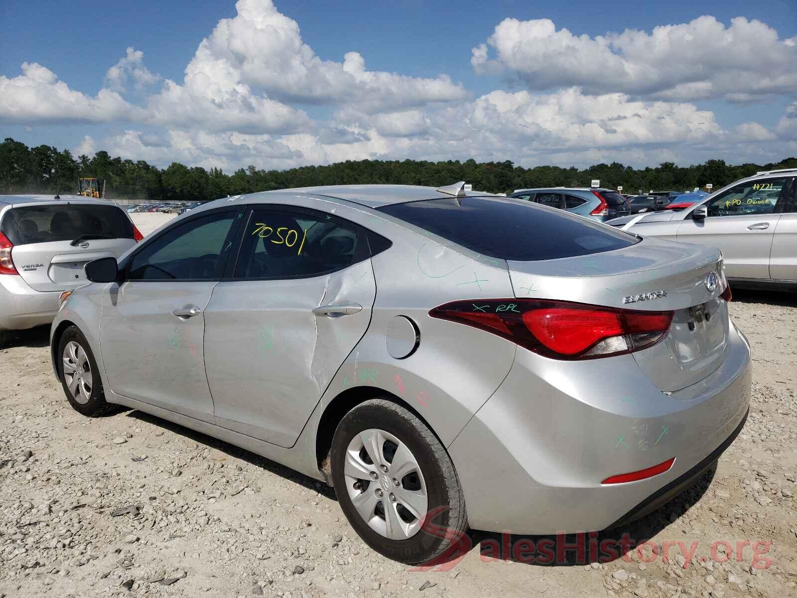 5NPDH4AE2GH782469 2016 HYUNDAI ELANTRA