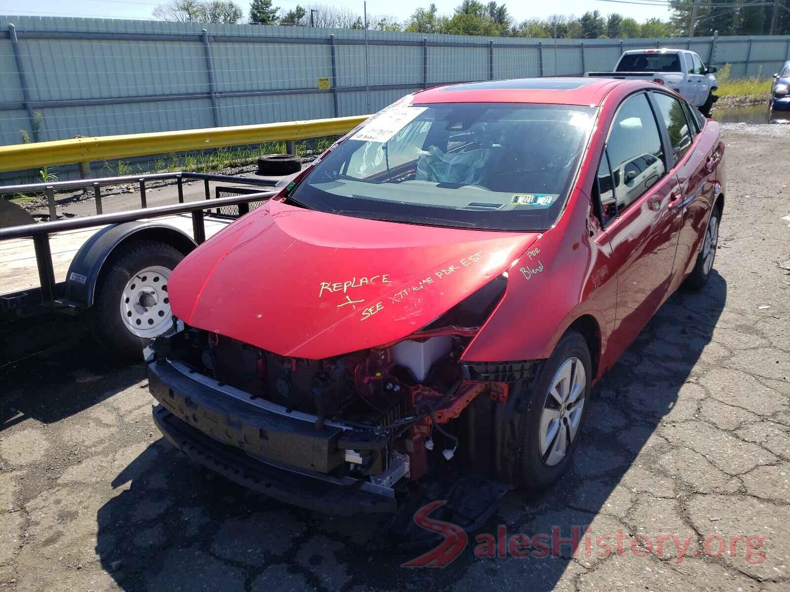 JTDKARFU2J3058079 2018 TOYOTA PRIUS