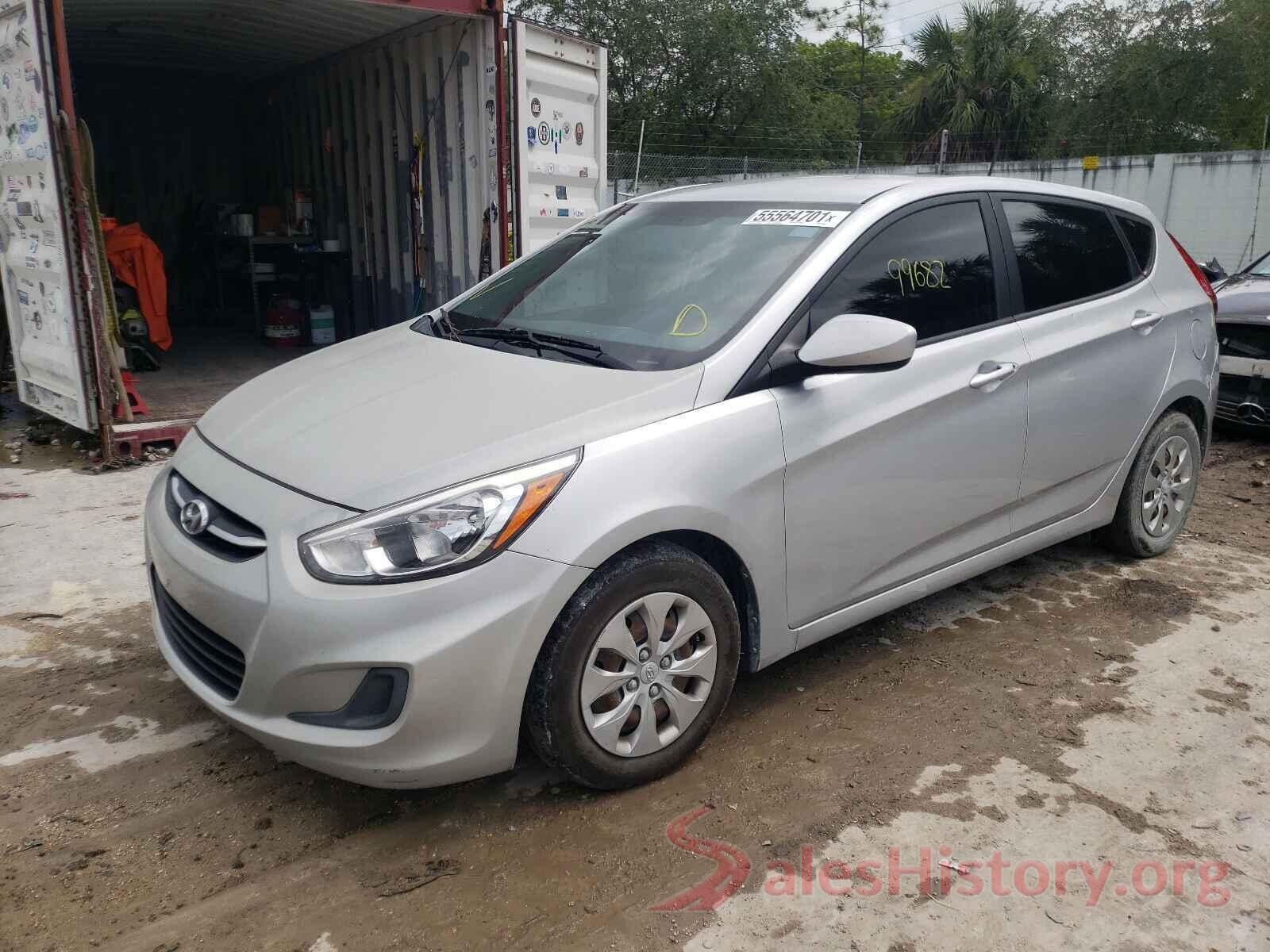 KMHCT5AE8GU248300 2016 HYUNDAI ACCENT