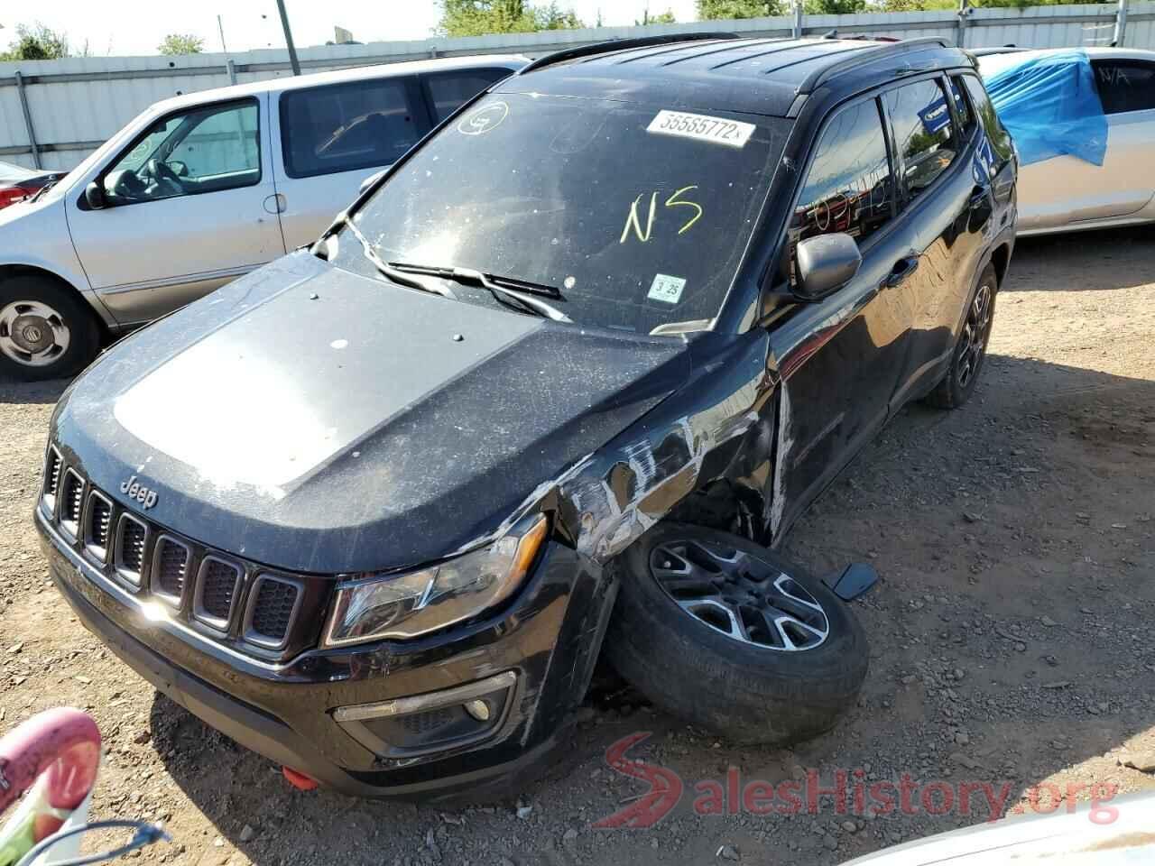 3C4NJDDB7LT195608 2020 JEEP COMPASS