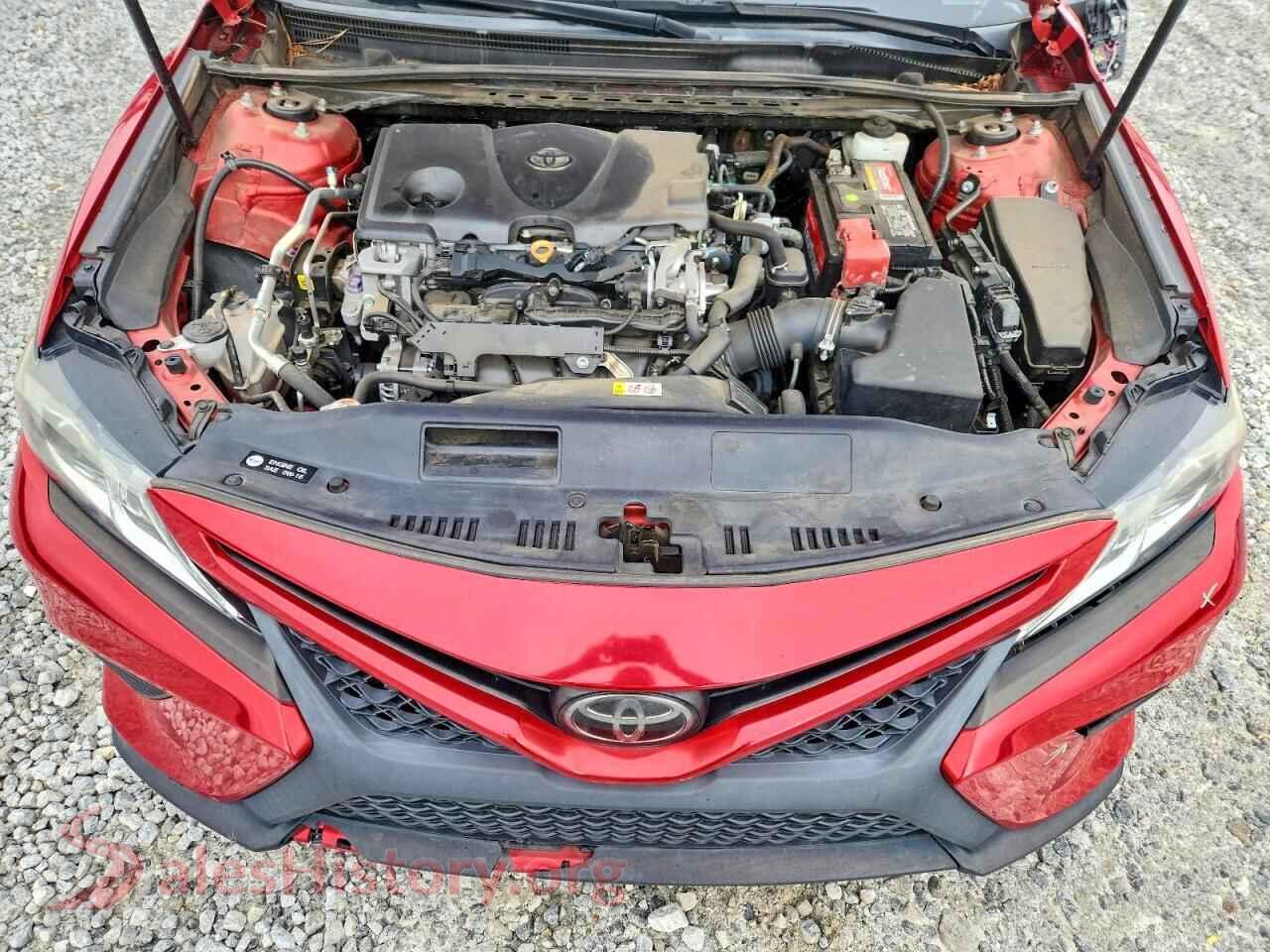2019 TOYOTA CAMRY VIN 4T1B11HK7KU252823, VIN plate
