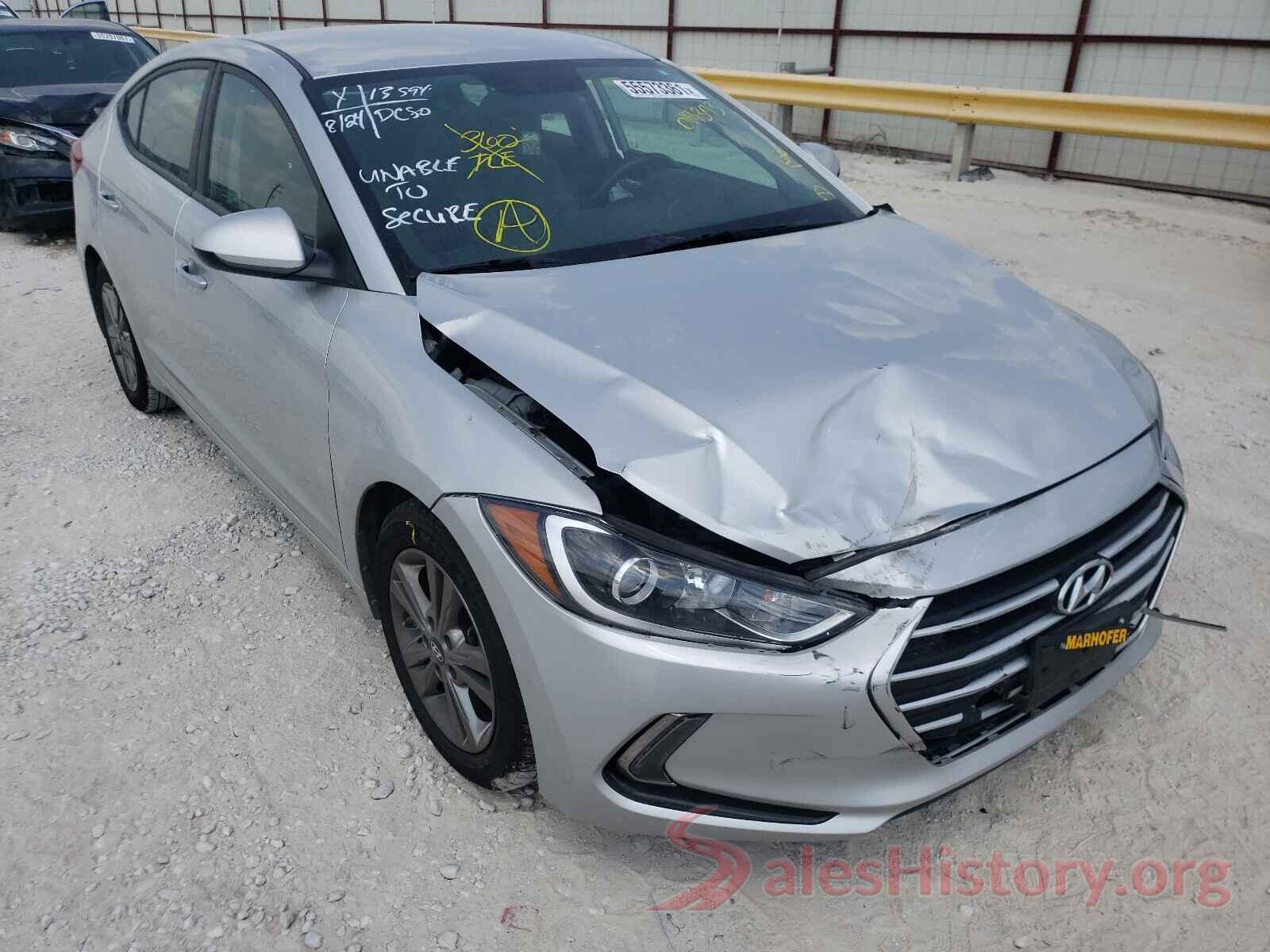 5NPD84LF3HH014393 2017 HYUNDAI ELANTRA