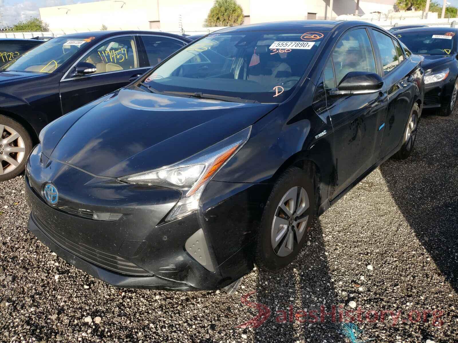 JTDKBRFU4J3602952 2018 TOYOTA PRIUS