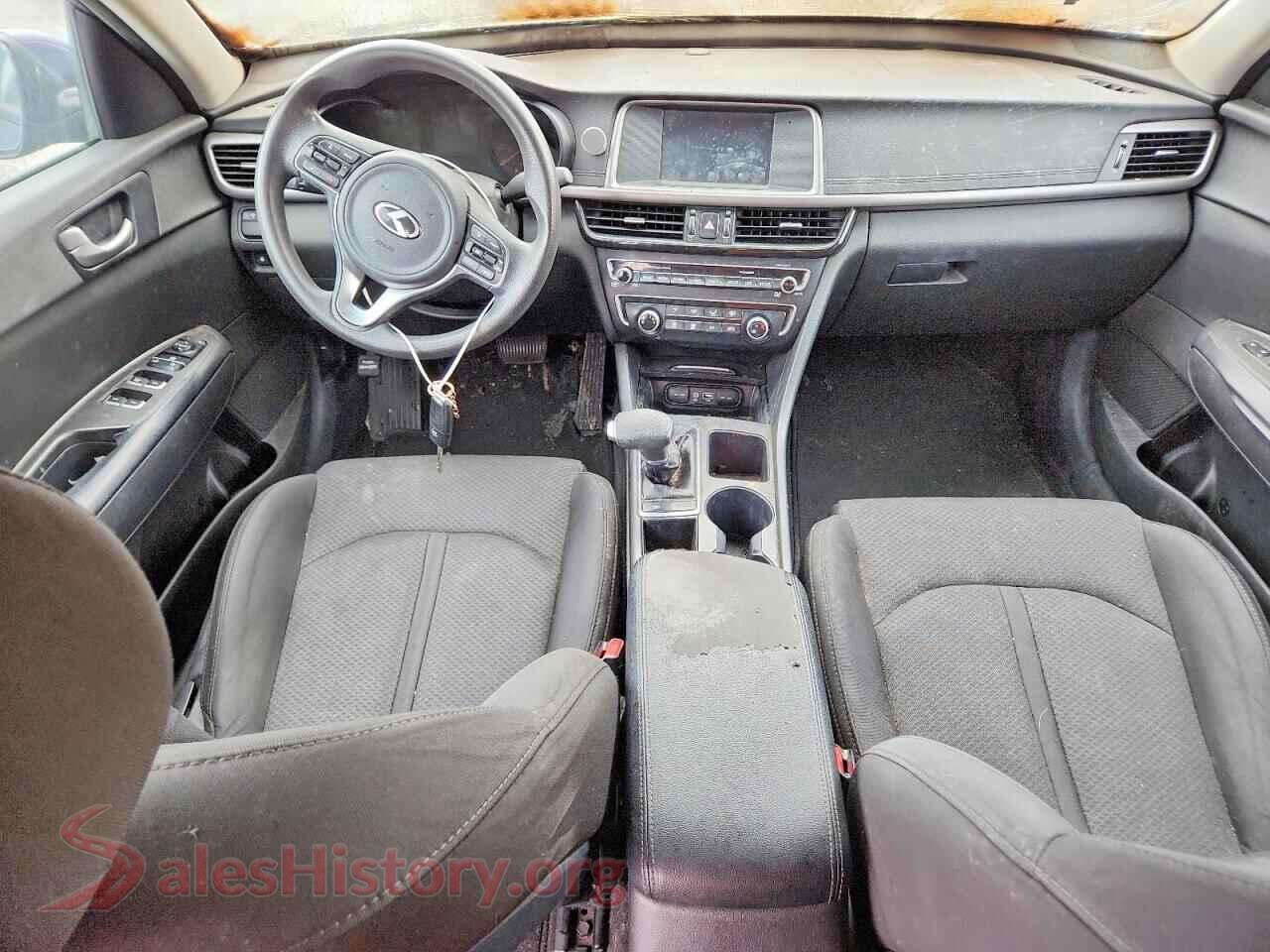 2018 KIA OPTIMA VIN 5XXGT4L30JG189008, interior dashboard