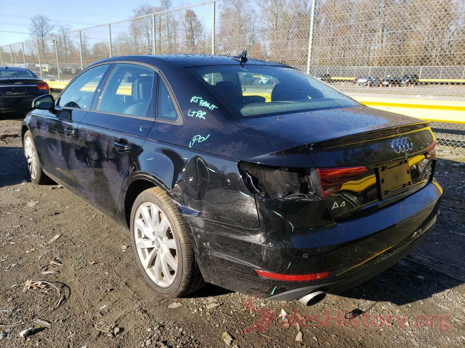 WAUANAF43HN007218 2017 AUDI A4