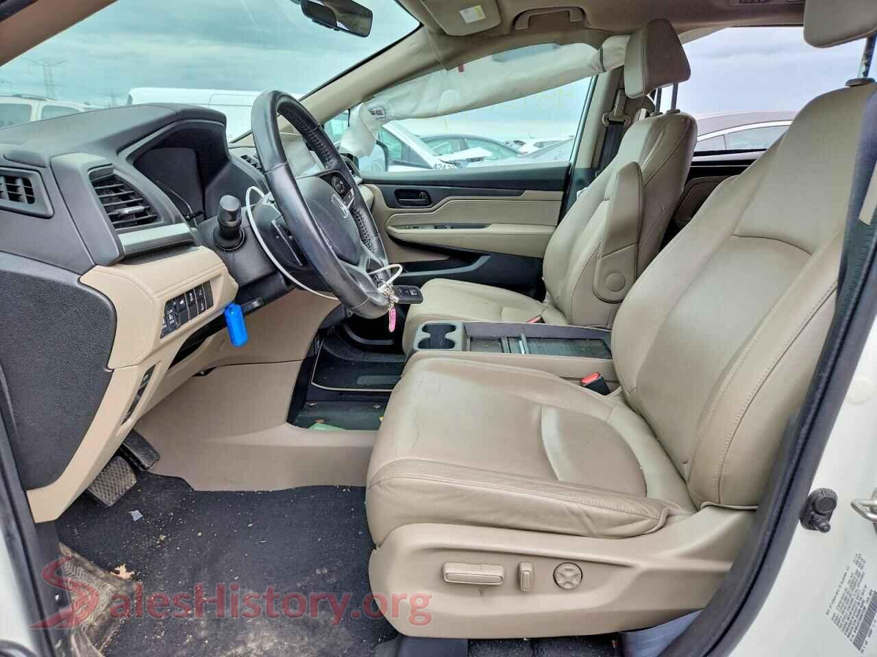 2019 HONDA ODYSSEY VIN 5FNRL6H76KB072599, engine bay