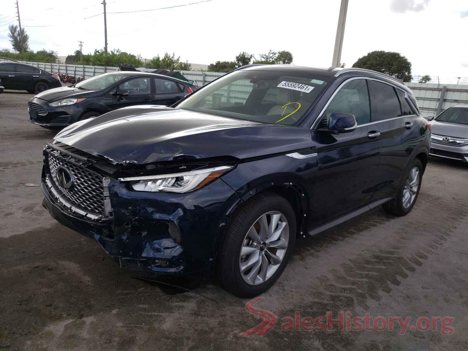 3PCAJ5BA5MF118993 2021 INFINITI QX50