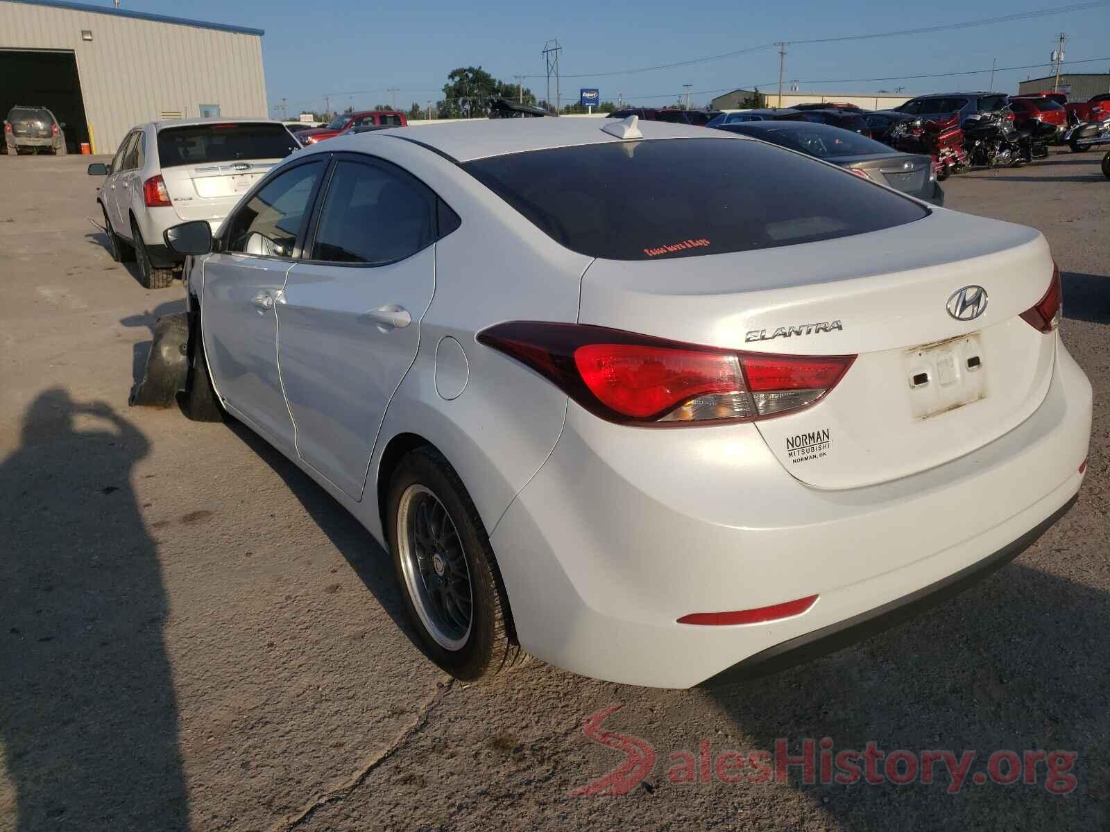 5NPDH4AE7GH656785 2016 HYUNDAI ELANTRA