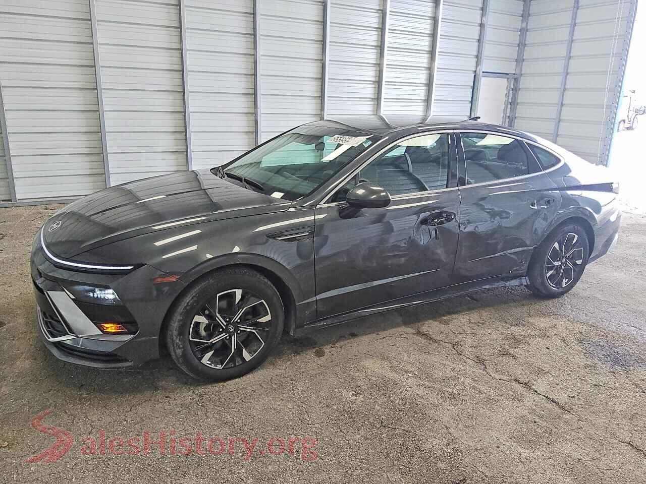 2025 HYUNDAI SONATA VIN KMHL64JA9SA468814, front 3/4 view