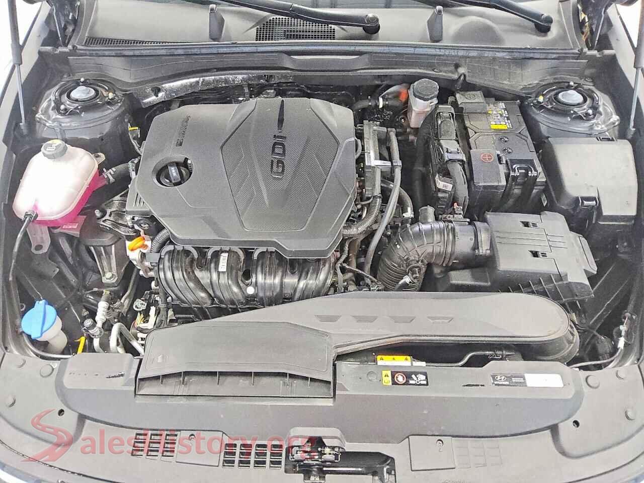2025 HYUNDAI SONATA VIN KMHL64JA9SA468814, VIN plate