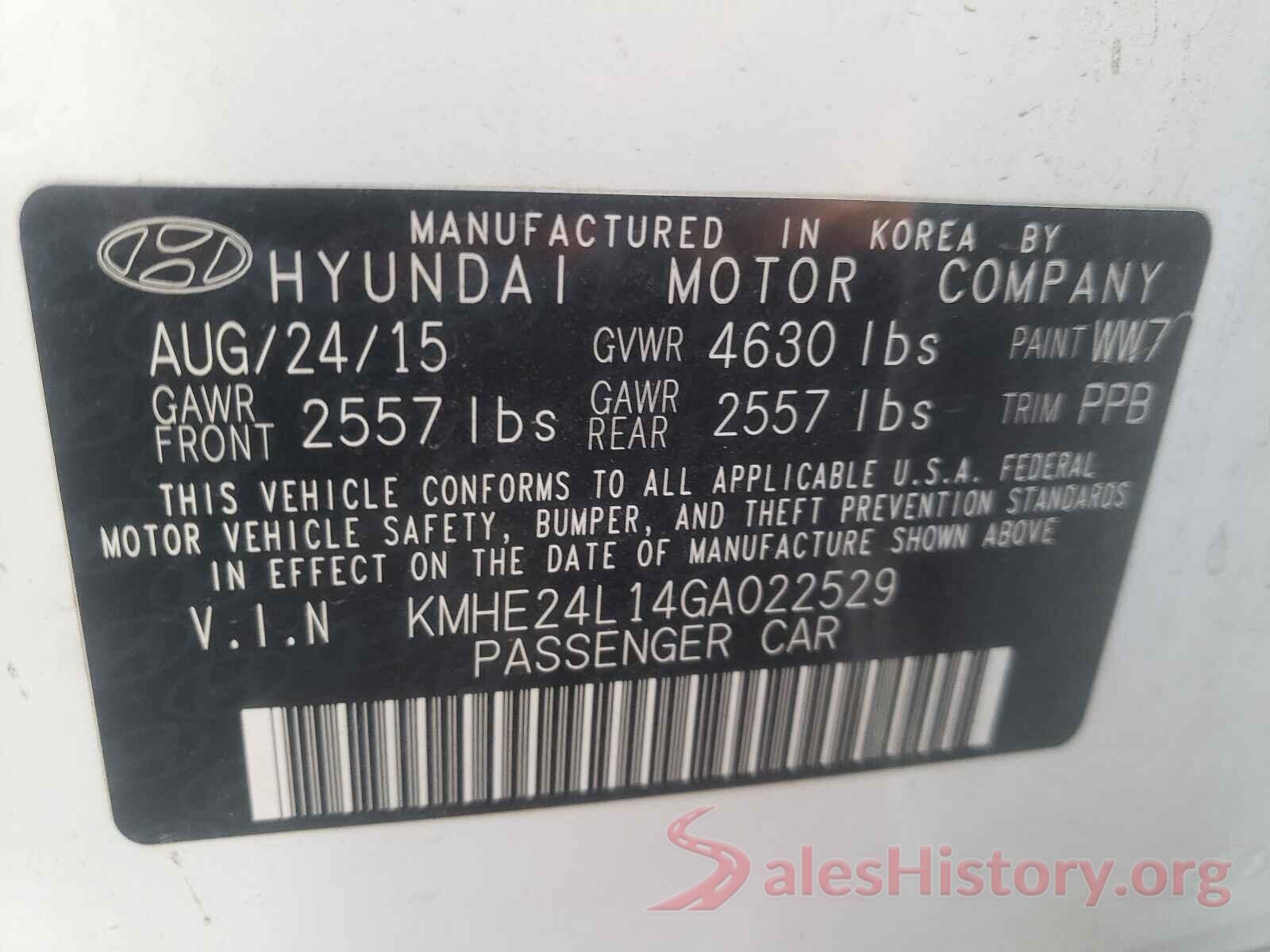 KMHE24L14GA022529 2016 HYUNDAI SONATA