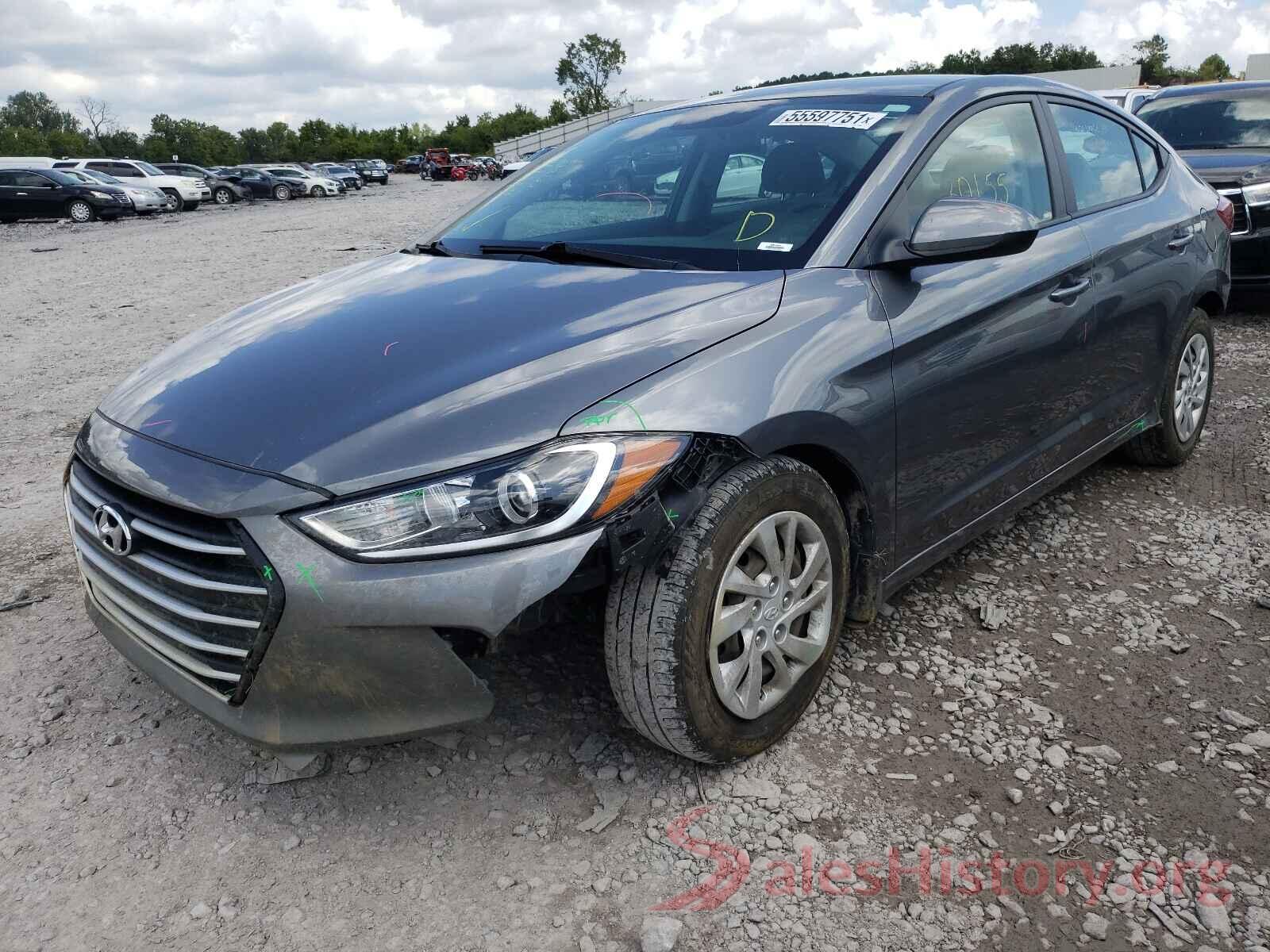 5NPD74LF7JH373688 2018 HYUNDAI ELANTRA