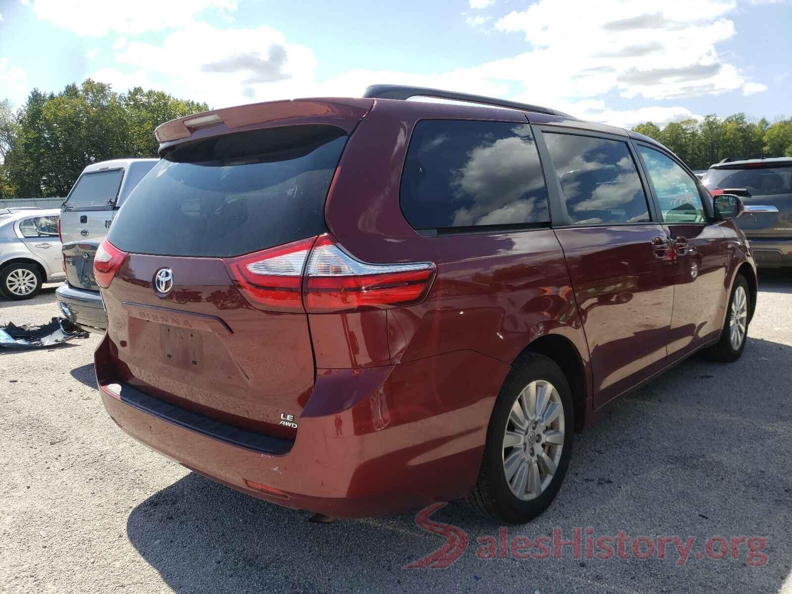 5TDJZ3DC3HS166828 2017 TOYOTA SIENNA